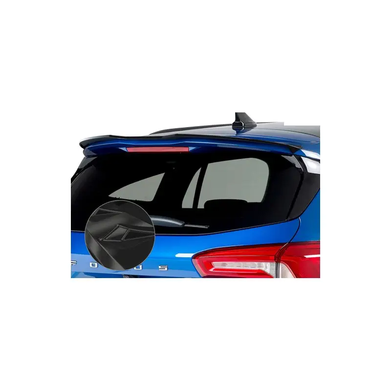 RAJOUT DE SPOILER DE COFFRE ARRIERE POUR FORD FOCUS TURNIER (18-24) POUR ST / ST-LINE - NOIR BRILLANT Prix Promo