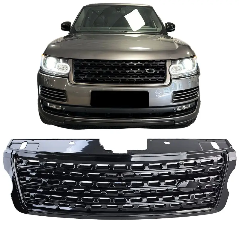 CALANDRE AVANT LOOK SPORT POUR LAND ROVER VOGUE (13-17) - FINITION NOIR BRILLANT Meilleur Choix