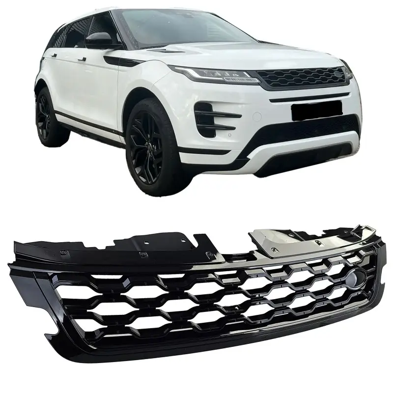 CALANDRE AVANT LOOK SPORT POUR RANGE ROVER EVOQUE (19-23) - FINITION NOIR BRILLANT Nouveauté