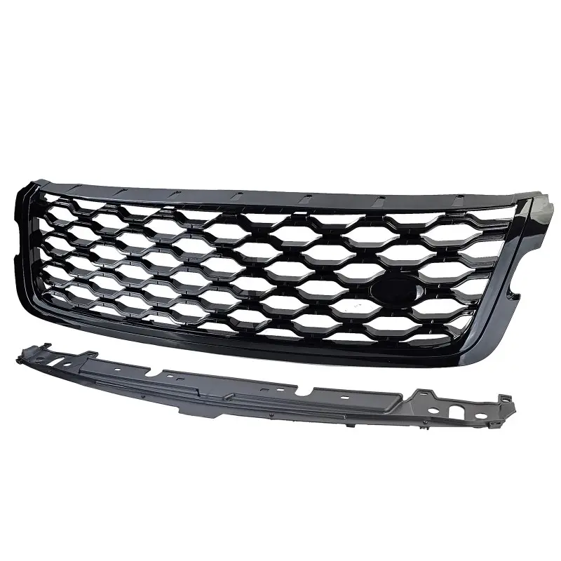 Expédition Rapide CALANDRE AVANT LOOK SPORT POUR RANGE ROVER VELAR (17-20) - FINITION NOIR BRILLANT - MODEL 2