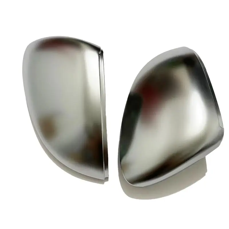 SET DE 2 COQUES DE RÉTROVISEURS ALU BROSSÉ LOOK R POUR VW GOLF 8 / VW ID-3 (19-24) POUR SIDE ASSIST Usine Directe