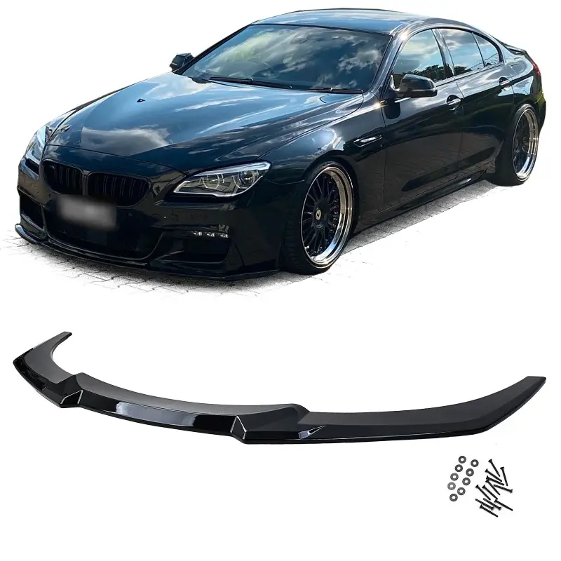 Offre Exclusive LAME DE PARE-CHOCS AVANT LOOK M-PERFORMANCE POUR BMW SÉRIE 6 F13/F12/F06 (11-18) - NOIR BRILLANT