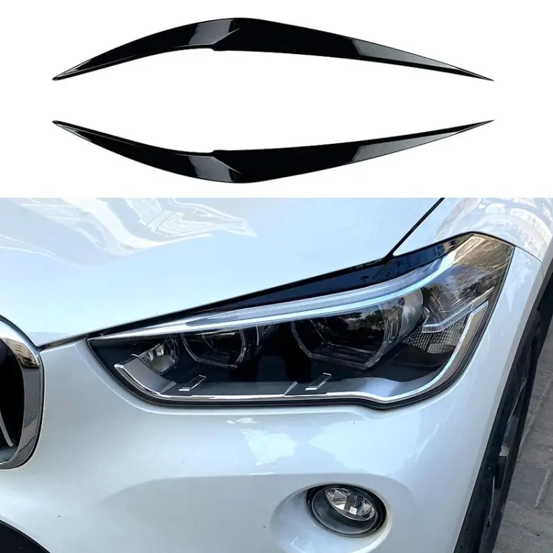Remise SET DE PAUPIERES DE PHARE POUR BMW X1 F48 (15-19) - NOIR BRILLANT