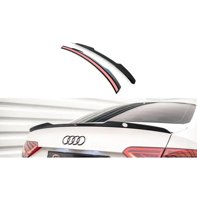 Livraison Express SPOILER CAP V.2 AUDI A5 / A5 S-LINE / S5 COUPE 8T - FINITION NOIR BRILLANT