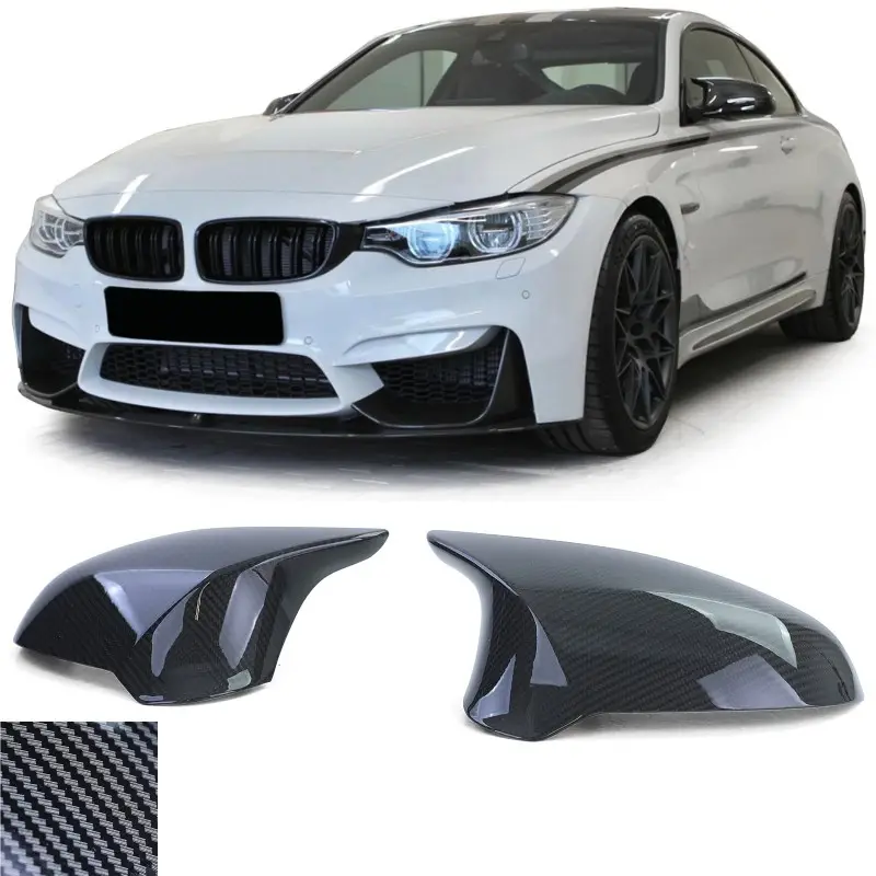 COQUE DE RETROVISEUR POUR BMW M3 F80 + M4 F82 F83 + M2 COMPETITION /M2 CS - LOOK CARBONE Retour Gratuit