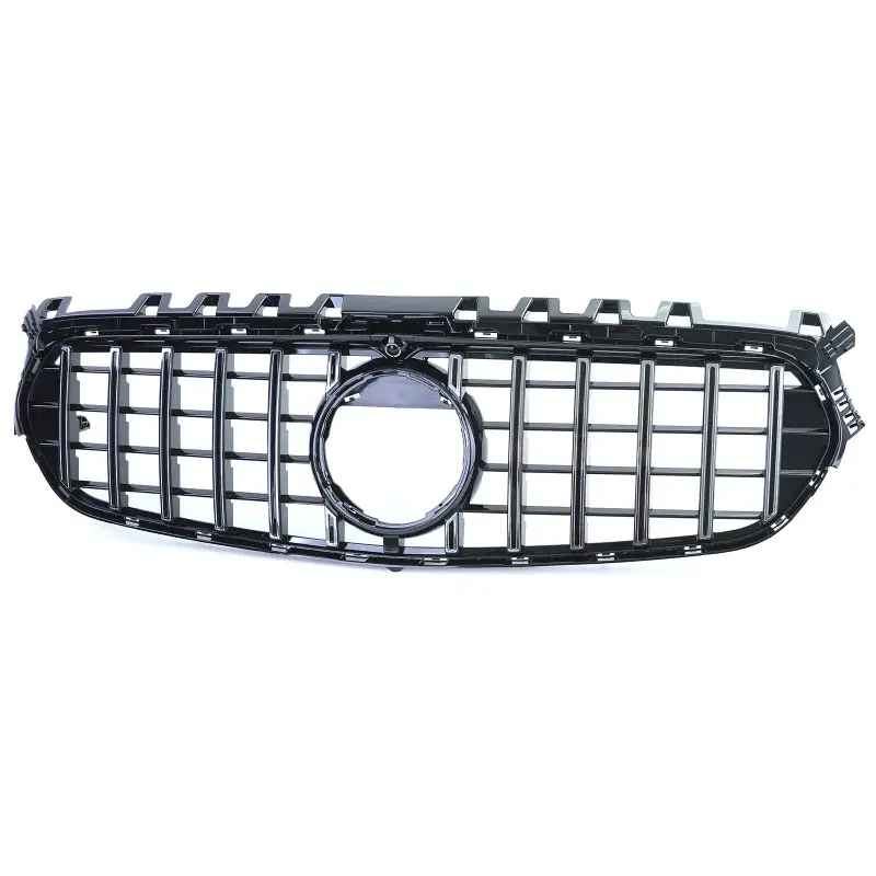 Acheter En Ligne GRILLE DE CALANDRE LOOK GTR NOIR CHROME POUR MERCEDES CLASSE B W247 SANS PACK AMG - PANAMERICANA AMG GT OPTIK - AUSSI 360°