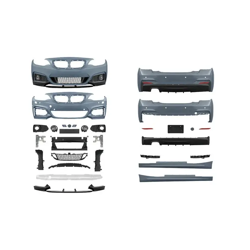 Livraison Gratuite KIT COMPLET LOOK M-PERFORMANCE POUR BMW SÉRIE 2 F22 F23 COUPÉ - CABRIOLET (14-19) - AVEC ANTIBROUILLARD - A PEINDRE