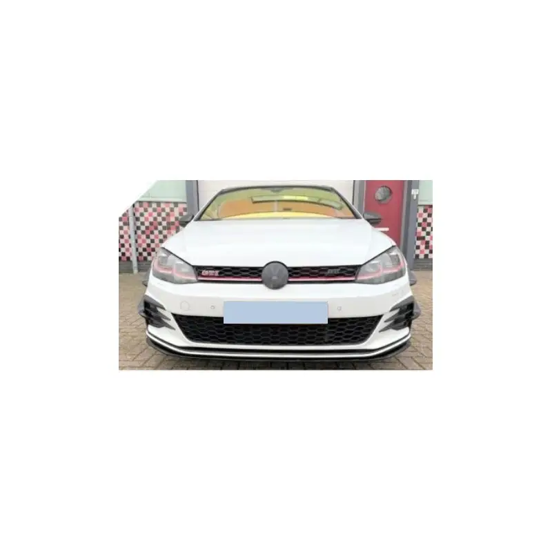 Pas Cher LAME LOOK TCR DU PARE-CHOCS AVANT NOIR BRILLANT POUR VW GOLF 7 GTI GTD (17-19) GOLF 7.5 FACELIFT - LOOK TCR