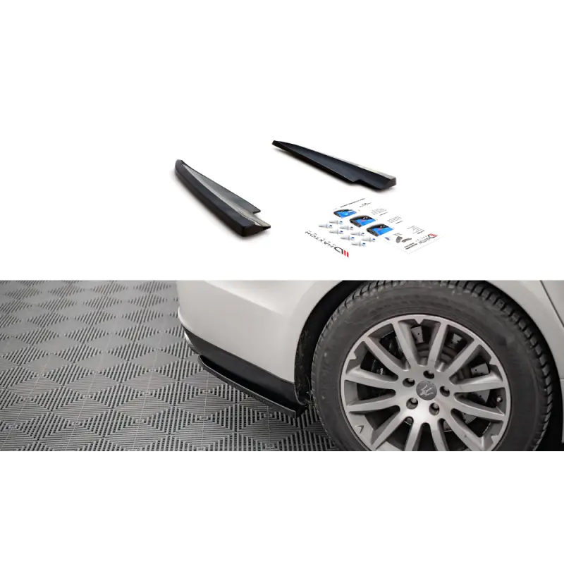 LAMES DE PARE-CHOCS ARRIÈRE LATÉRALES MASERATI GHIBLI MK3 - MAXTON DESIGN - FINITION NOIR BRILLANT Expédition Rapide