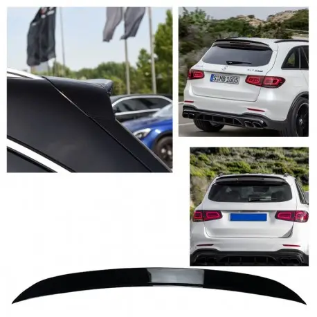 Offre Exclusive SPOILER DE TOIT LOOK AMG POUR MERCEDES GLC SUV X253 (15-22) - NOIR BRILLANT - LOOK 63 AMG
