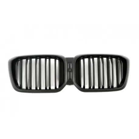 Offre Exclusive SET DE CALANDRE LOOK X3 M - X4 M DOUBLES LIGNES NOIR MAT POUR BMW X3 - X4 G01 G02 LCI (21-23)