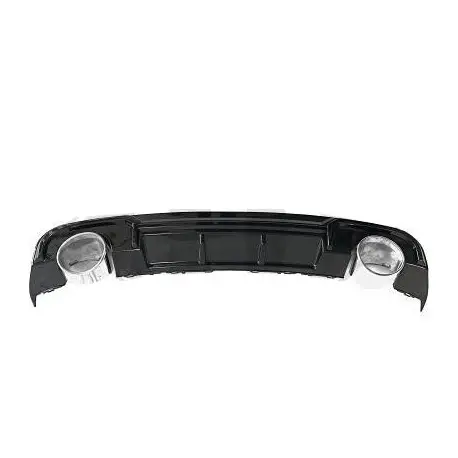 Promotion Saisonnière DIFFUSEUR + EMBOUTS LOOK RS3 8V POUR AUDI A3 8V FACELIFT (16-19) BERLINE + CABRIO - NOIR BRILLANT - POUR STANDARD