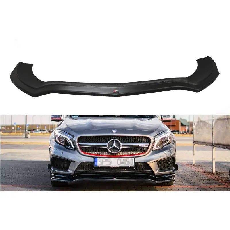 LAME DU PARE-CHOCS AVANT - SPLITTER MERCEDES-BENZ GLA 45 AMG SUV (X156) AVANT FACELIFT - MAXTON DESIGN - FINITION NOIR BRILLANT Meilleur Choix