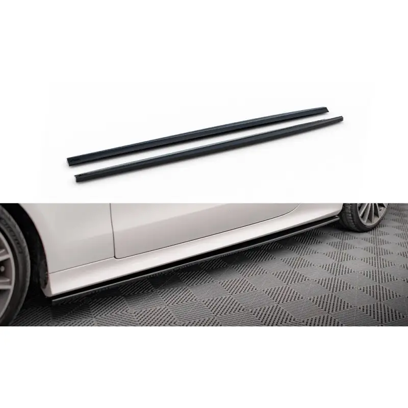 SET DES DIFFUSEUR DES BAS DE CAISSE MERCEDES-BENZ E-CLASS A238 C238 W213 (16-23) CABRIOLET COUPE AMG-LINE - MAXTON DESIGN - FINI Prix Choc