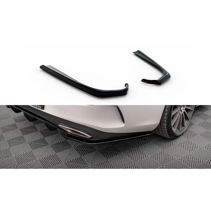 LAME DU PARE-CHOCS ARRIERE MERCEDES-BENZ E-CLASS W213 COUPE AMG-LINE - MAXTON DESIGN - FINITION NOIR BRILLANT Prix Cassé