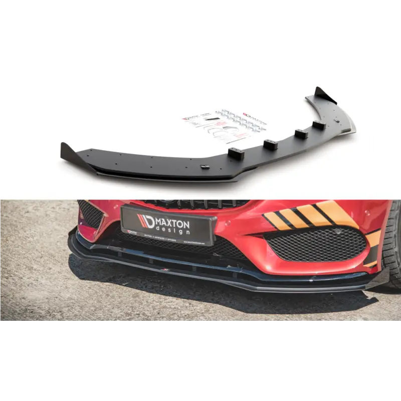 LAME DU PARE-CHOCS AVANT STREET PRO MERCEDES - AMG C43 COUPE C205 - MAXTON DESIGN Soldes