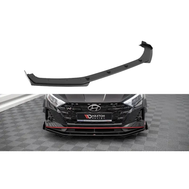Expédition Rapide LAME DU PARE-CHOCS AVANT STREET PRO V.1 + FLAPS HYUNDAI I20 N MK3 - MAXTON DESIGN
