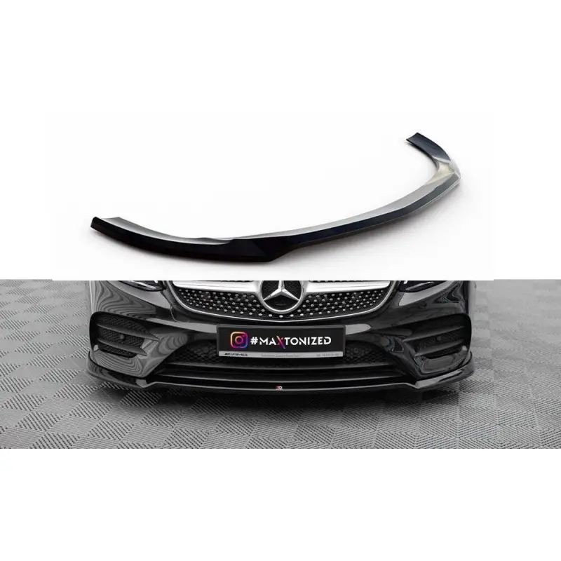 LAME DU PARE-CHOCS AVANT - SPLITTER V.2 MERCEDES-BENZ E-CLASS W213 BERLINE C238 COUPE A238 CABRIOLET AMG-LINE - MAXTON DESIGN - Commander Vite