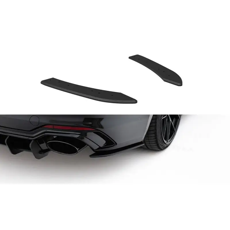 Top Vente STREET PRO LAME DU PARE CHOCS ARRIEREAUDI RS5 SPORTBACK F5 - MAXTONDESIGN - FINITION NOIR BRILLANT