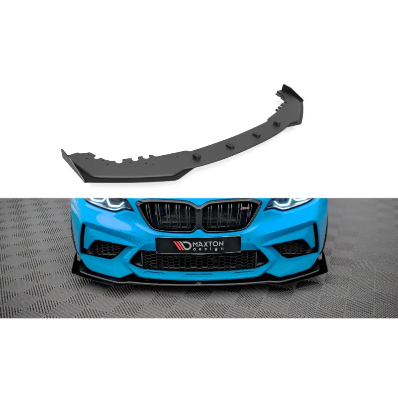 Dernière Chance LAME DU PARE-CHOCS AVANT STREET PROV.1 + FLAPS BMW M2 COMPETITION F87 - MAXTON DESIGN