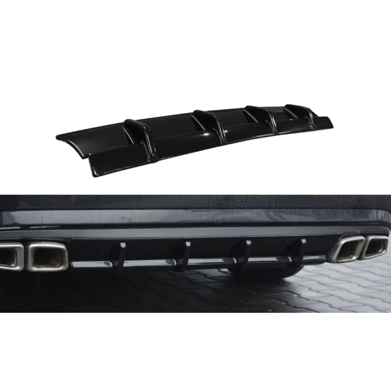 Produit De Marque RAJOUT DU PARE-CHOCS ARRIERE MERCEDES-BENZ E63 AMG W212- MAXTON DESIGN - FINITION NOIR BRILLANT