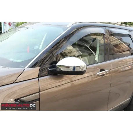 Top Vente CAPUCHONS DE RÉTROVISEURS CADRE CHROMÉ GLANZ COUVERCLE POUR RANGE ROVER EVOQUE