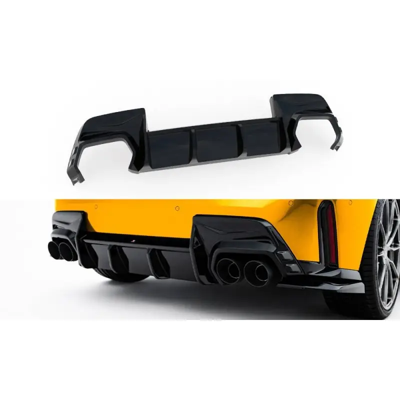 Dernière Chance DIFFUSEUR ARRIÈRE COMPLET BMW 1 M-PACK F70 - MAXTONDESIGN - FINITION NOIR BRILLANT
