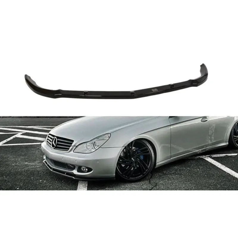 Bon Plan LAME DE PARE-CHOCS AVANT MERCEDES CLS C219 STANDARD PARE-CHOCS - MAXTON DESIGN - FINITION NOIR BRILLANT