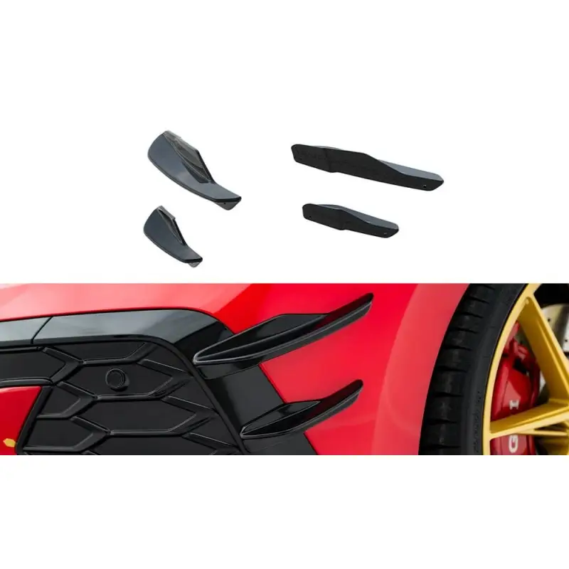 Prix Promo AILES DE PARE-CHOCS AVANT (CANARDS) VOLKSWAGEN GOLF GTI CLUBSPORT MK8 FACELIFT - MAXTONDESIGN - FINITION DOIT ETRE PEINT