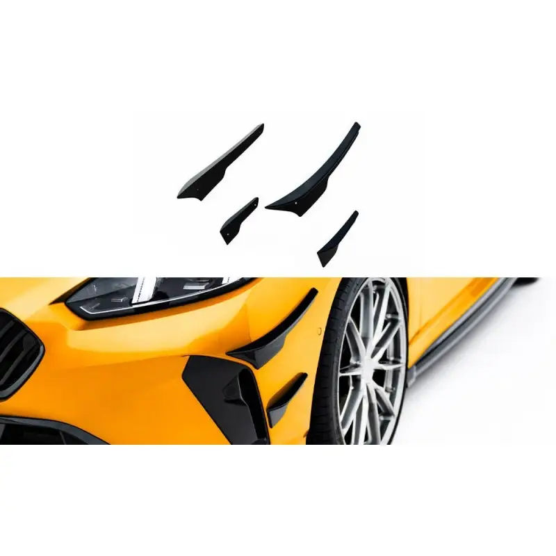 AILES DE PARE-CHOCS AVANT (CANARDS) BMW 1 M-PACK F70 - MAXTONDESIGN - FINITION DOIT ETRE PEINT Offre Limitée