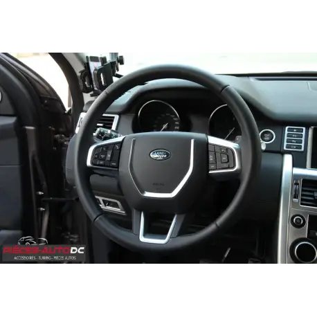Satisfait Ou Remboursé ENJOLIVEUR DE VOLANT CHROMÉ POUR LAND ROVER DISCOVERY SPORT (L550)