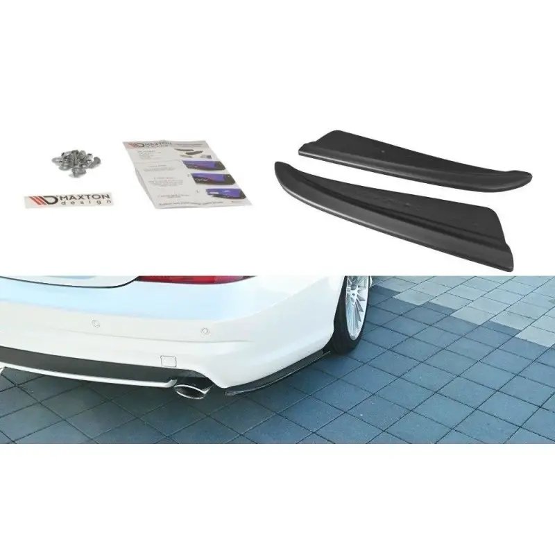 Meilleure Vente LAME DU PARE CHOCS ARRIERE MERCEDES CLS C219 55AMG - MAXTON DESIGN - FINITION NOIR BRILLANT