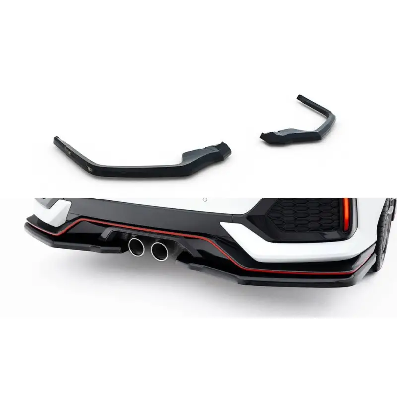 Commander Vite ARRIERE SPLITTER V.2 HONDA CIVIC SPORT MK 10 FACELIFT - MAXTONDESIGN - FINITION NOIR BRILLANT