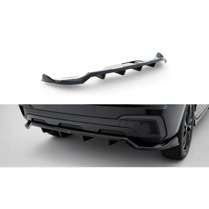Seulement Aujourd’hui ARRIERE SPLITTER (AVEC UNE BARRE VERTICALE) SKODA KAMIQ MONTE CARLO MK1 FACELIFT - MAXTONDESIGN - FINITION NOIR BRILLANT