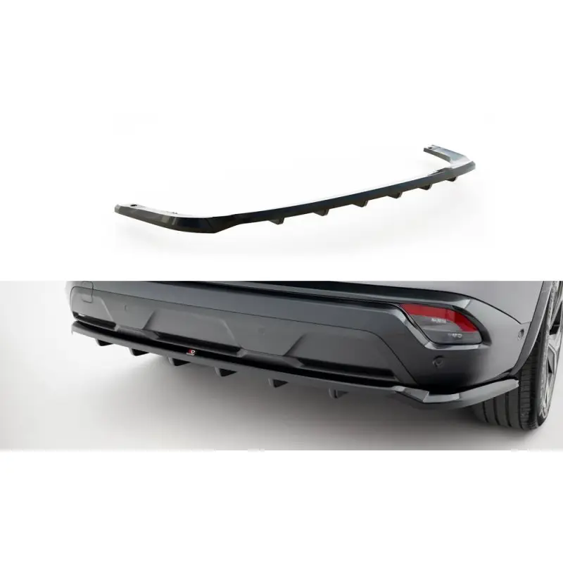 Produit De Marque ARRIERE SPLITTER (AVEC UNE BARRE VERTICALE) RENAULT AUSTRAL MK1 - MAXTONDESIGN - FINITION NOIR BRILLANT