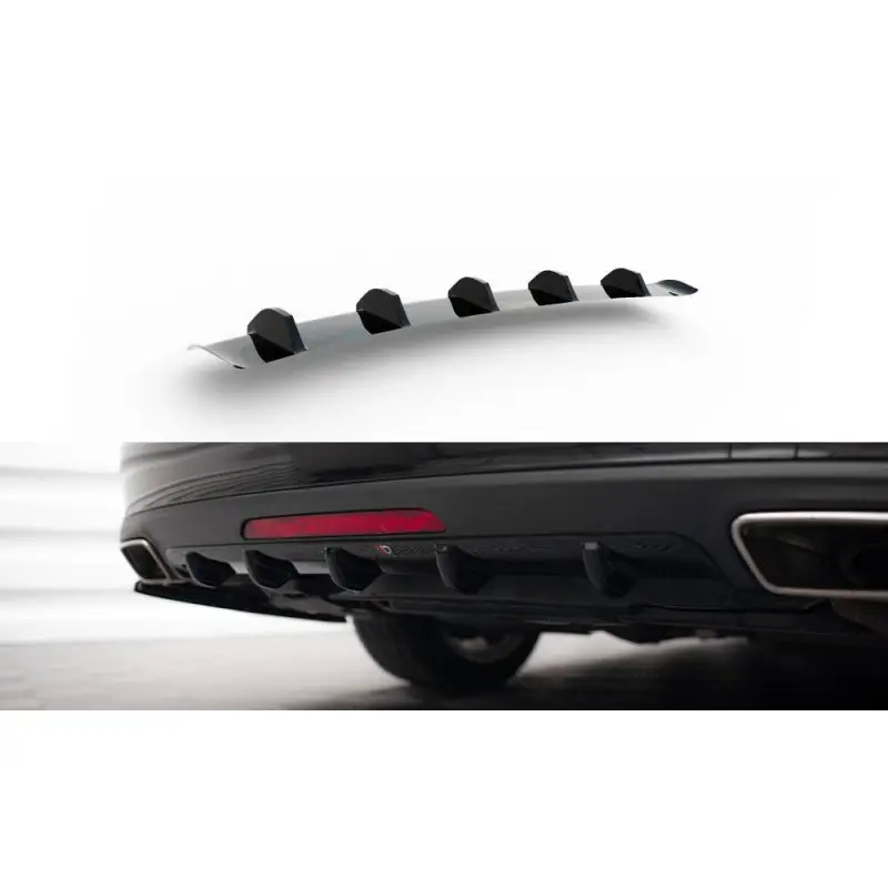 RAJOUT DU PARE-CHOCS ARRIERE MERCEDES CLS C218 - MAXTON DESIGN - FINITION NOIR BRILLANT Usine Directe