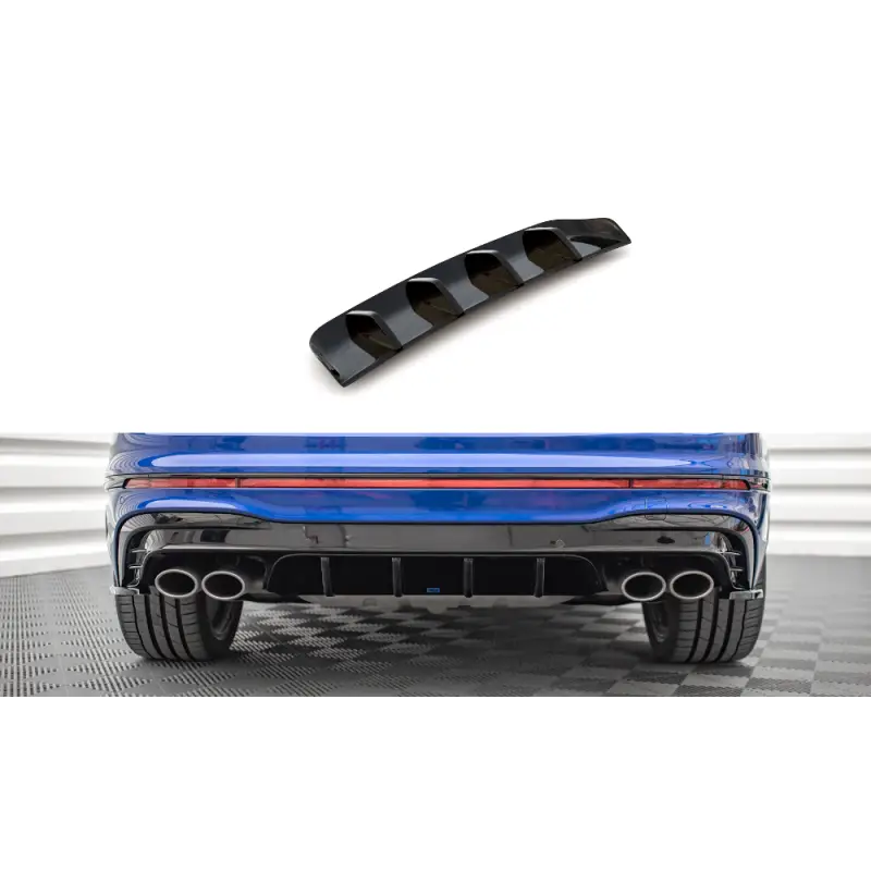 DIFFUSEUR ARRIÈRE COMPLET VOLKSWAGEN TIGUAN R MK2 FACELIFT - MAXTON DESIGN - FINITION NOIR BRILLANT Vente Directe