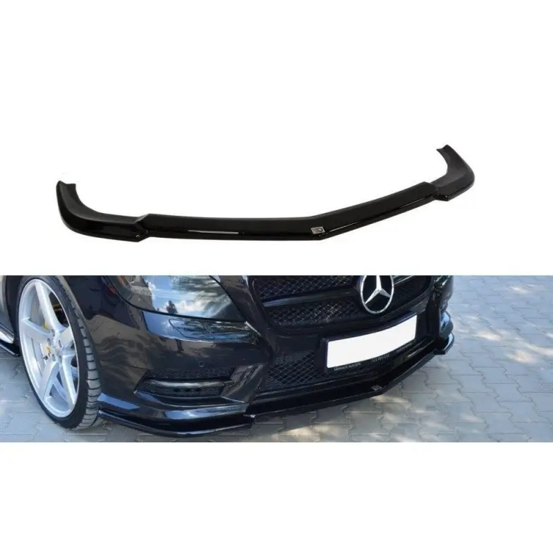 Soldes LAME DU PARE-CHOCS AVANT MERCEDES CLS C218 AMG LINE - MAXTON DESIGN - FINITION NOIR BRILLANT