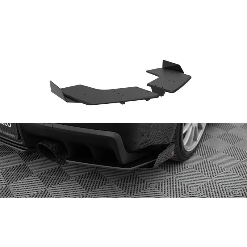 Petit Prix STREET PRO LAME DU PARE CHOCS ARRIERE + FLAPS MITSUBISHI LANCER EVO X - MAXTONDESIGN