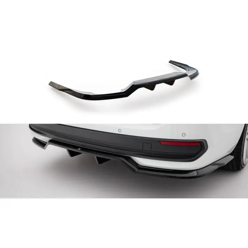 Meilleur Prix ARRIERE SPLITTER (AVEC UNE BARRE VERTICALE) VOLKSWAGEN PASSAT B9 - MAXTONDESIGN - FINITION NOIR BRILLANT