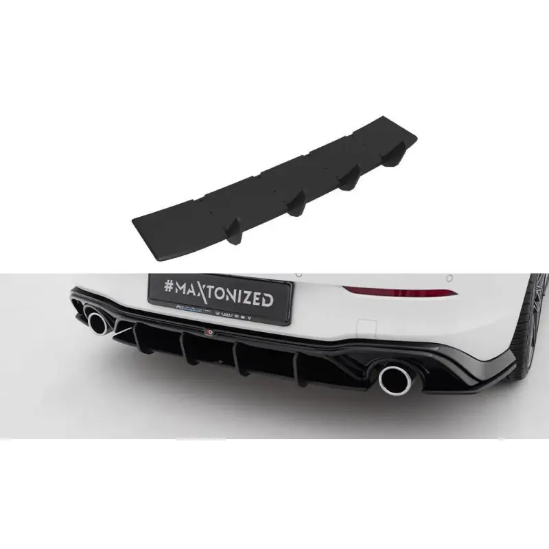 STREET PRO CENTRAL DIFFUSEUR ARRIERE V.5 VOLKSWAGEN GOLF GTI MK8 - MAXTONDESIGN Commander Vite