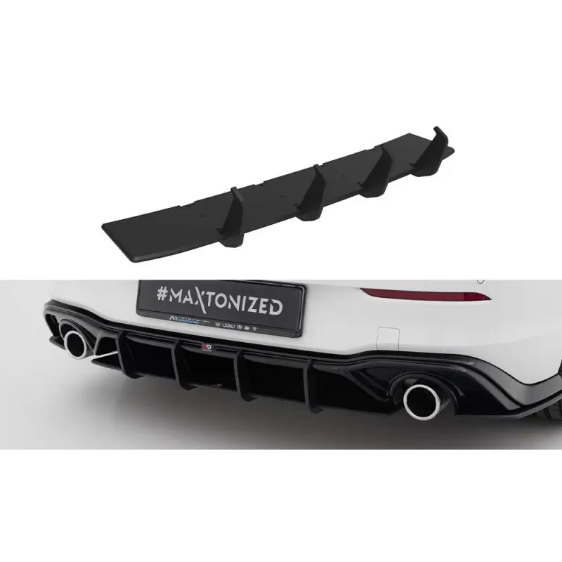 STREET PRO CENTRAL DIFFUSEUR ARRIERE V.3 VOLKSWAGEN GOLF GTI MK8 - MAXTONDESIGN Vente Directe