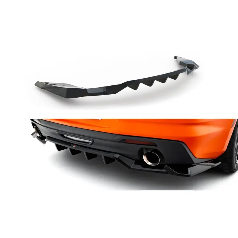 ARRIERE SPLITTER (AVEC UNE BARRE VERTICALE) CHEVROLET CAMARO SS MK6 FACELIFT - MAXTONDESIGN - FINITION NOIR BRILLANT Expédition Rapide
