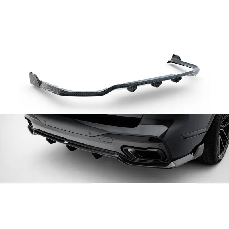 Dernière Chance FIBRE DE CARBONE DIFFUSEUR ARRIÈRE BMW X7 M-PACK G07 FACELIFT - MAXTONDESIGN - VERITABLE CARBON