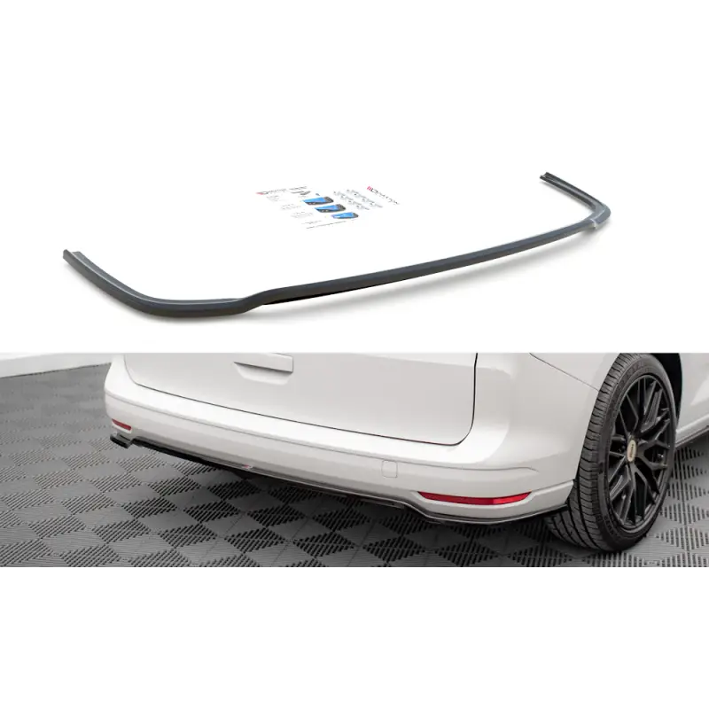 Vente Directe CENTRAL ARRIERE SPLITTER VOLKSWAGEN CADDY MK5 - MAXTON DESIGN - FINITION NOIR BRILLANT