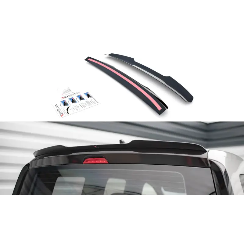 Dernière Chance SPOILER CAP VOLKSWAGEN CADDY MK5 - MAXTON DESIGN - FINITION NOIR BRILLANT
