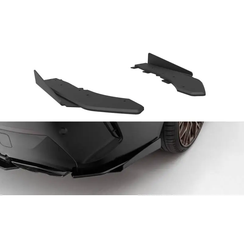 Quantité Limitée STREET PRO LAME DU PARE CHOCS ARRIERE + FLAPS BMW M440IG22 / G23 / G22 FACELIFT / G23 FACELIFT - MAXTONDESIGN