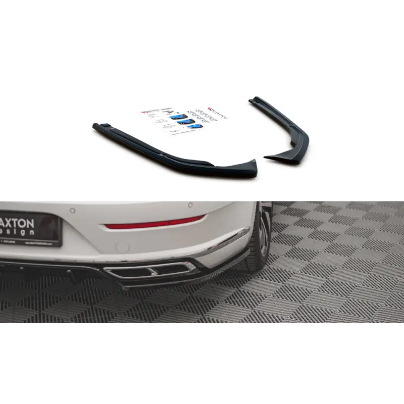 Prix Réduit LAMES DE PARE-CHOCS ARRIÈRE LATÉRALES VOLKSWAGEN ARTEON R-LINE FACELIFT - MAXTON DESIGN - FINITION NOIR BRILLANT