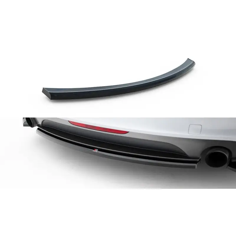 Promotion CENTRAL ARRIERE SPLITTER AUDI TT S-LINE 8J FACELIFT - MAXTONDESIGN - FINITION NOIR BRILLANT