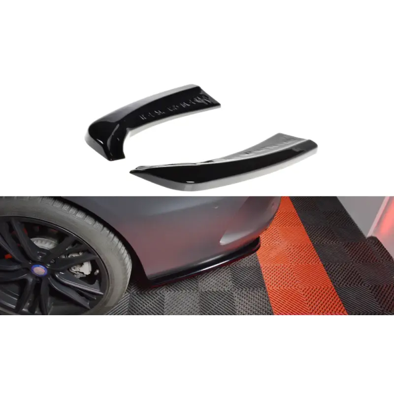 LAME DU PARE-CHOCS ARRIERE MERCEDES- BENZ C-CLASS W205 COUPE AMG-LINE - MAXTON DESIGN - FINITION NOIR BRILLANT Expédition Rapide